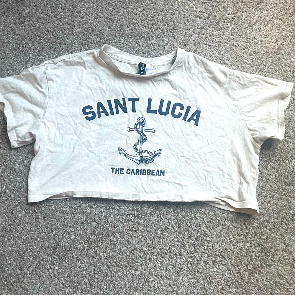 H&M santa lucia crop top